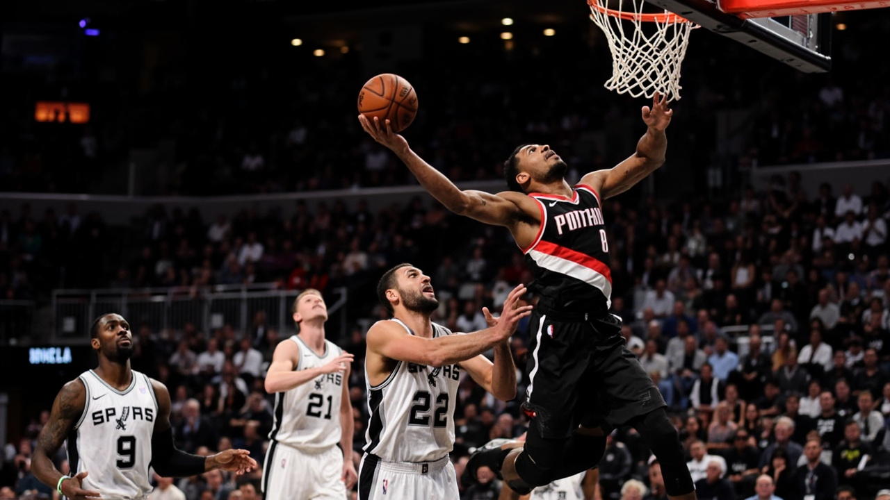 险胜！S.Henderson砍31分率开拓者104-101力克马刺