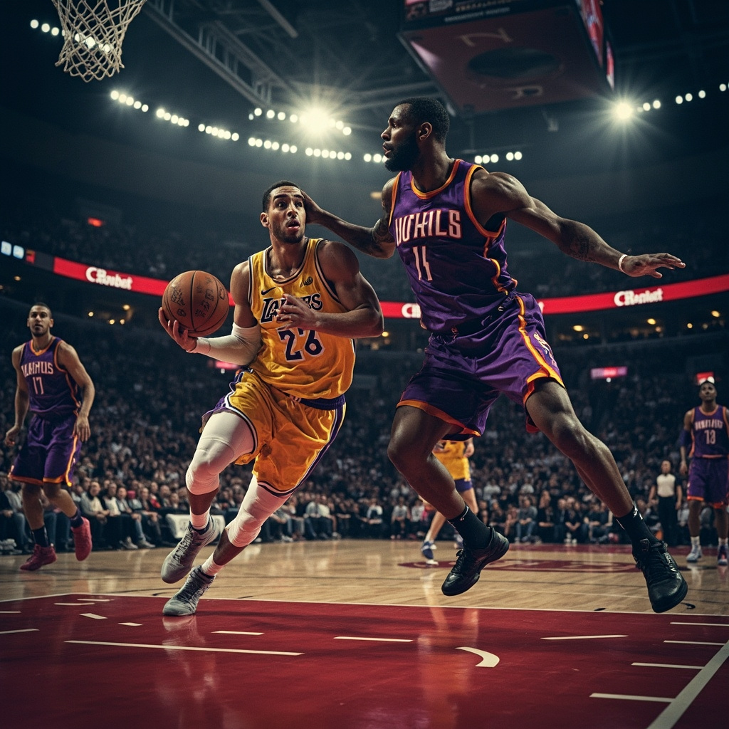 NBA季后赛湖人101-94力克火箭系列赛2-0领先 詹姆斯砍30+率队客场奏凯