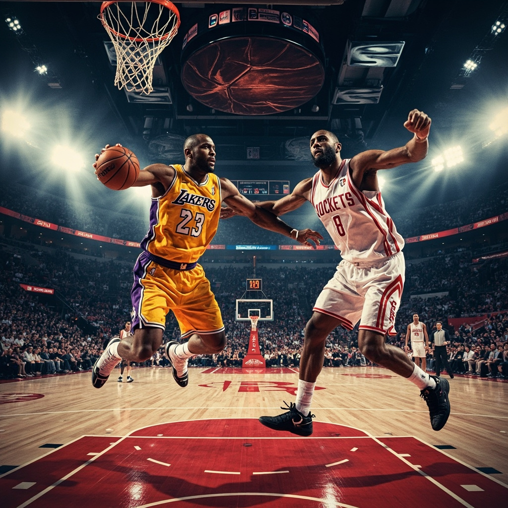 湖人54-51力克火箭！詹姆斯单核带队拿下G2胜利系列赛1-1平