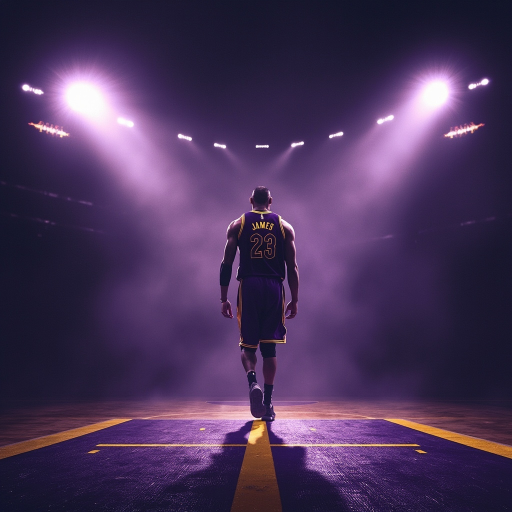 备战季后赛！湖人全队磨砺以须，詹姆斯父子同场训练引爆话题