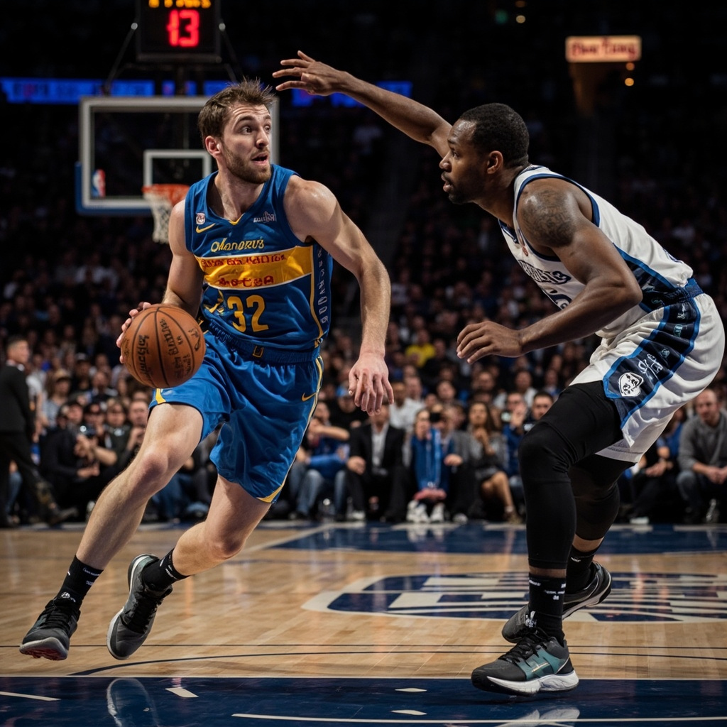 穆雷30分率掘金首战告捷，森林狼双塔空砍50分难救主