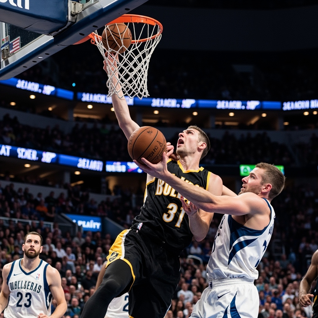 约基奇穆雷合砍52分 掘金客场与森林狼半场战成64平