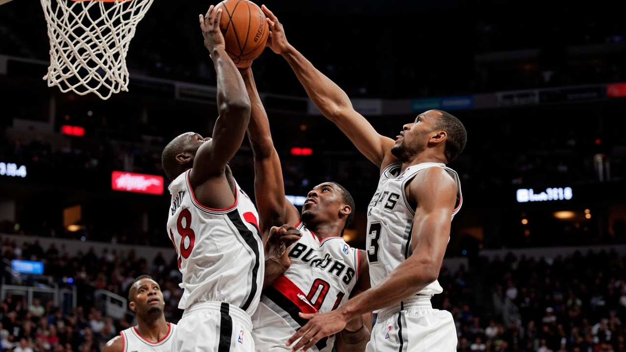 马刺42-42战平开拓者！卡斯尔首节独得10分，文班单节3帽统治内线