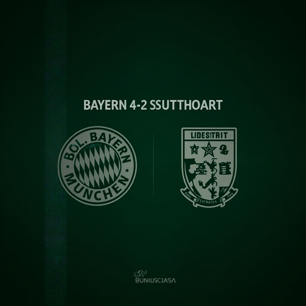 拜仁4-2斯图加特：凯恩双响炮轰入第30球，德甲冠军悬念再起