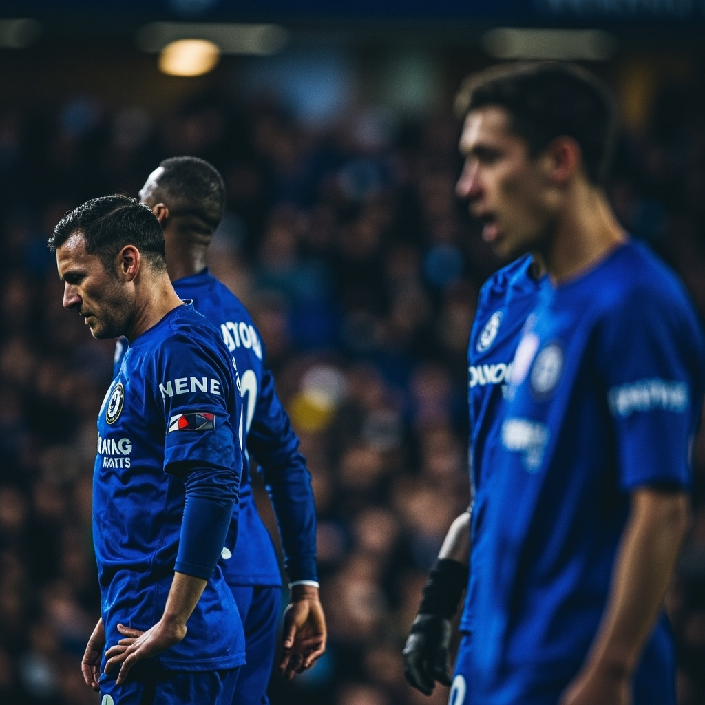 崩盘！切尔西0-3完败跌出欧战区，五连败后罗塞尼尔怒斥球员斗志全无