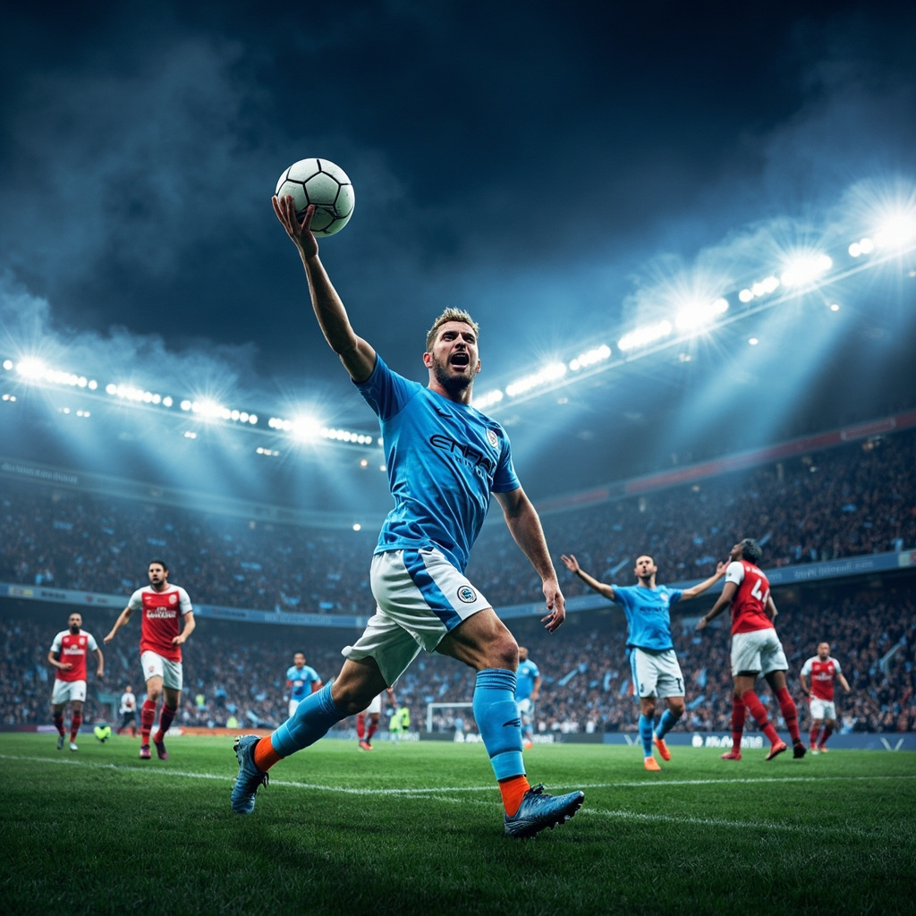 【曼城2-1阿森纳！德布劳内传射建功，蓝月主场力克枪手逼近榜首】