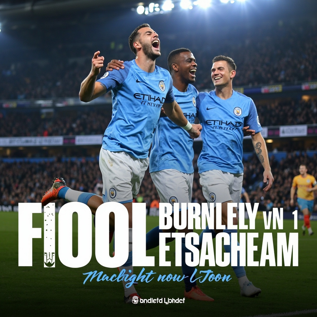 曼城1-0小胜伯恩利！蓝月亮客场告捷剑指英超四连冠