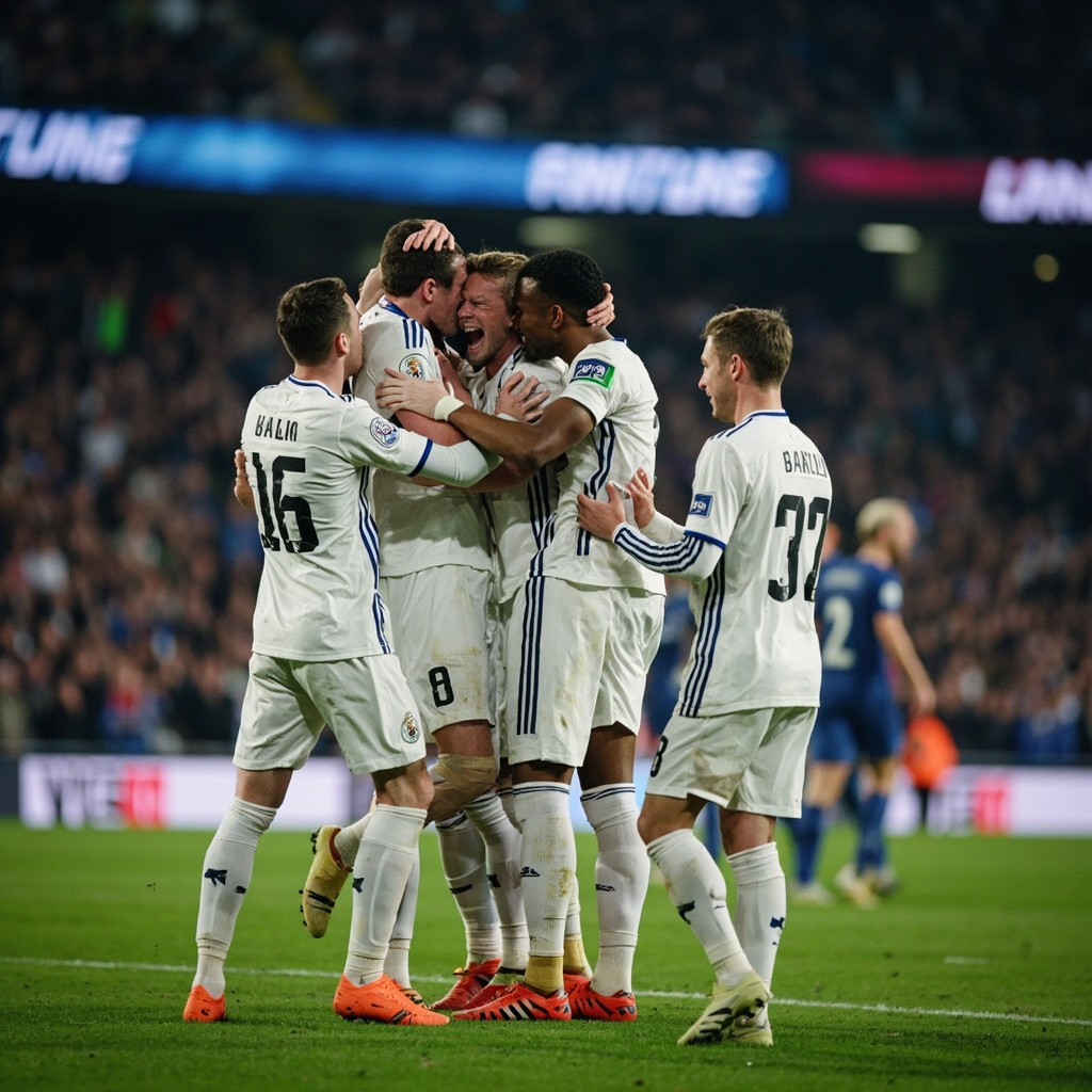 皇马2-1阿拉维斯联赛三连胜 距榜首仅差1分剑指西甲冠军