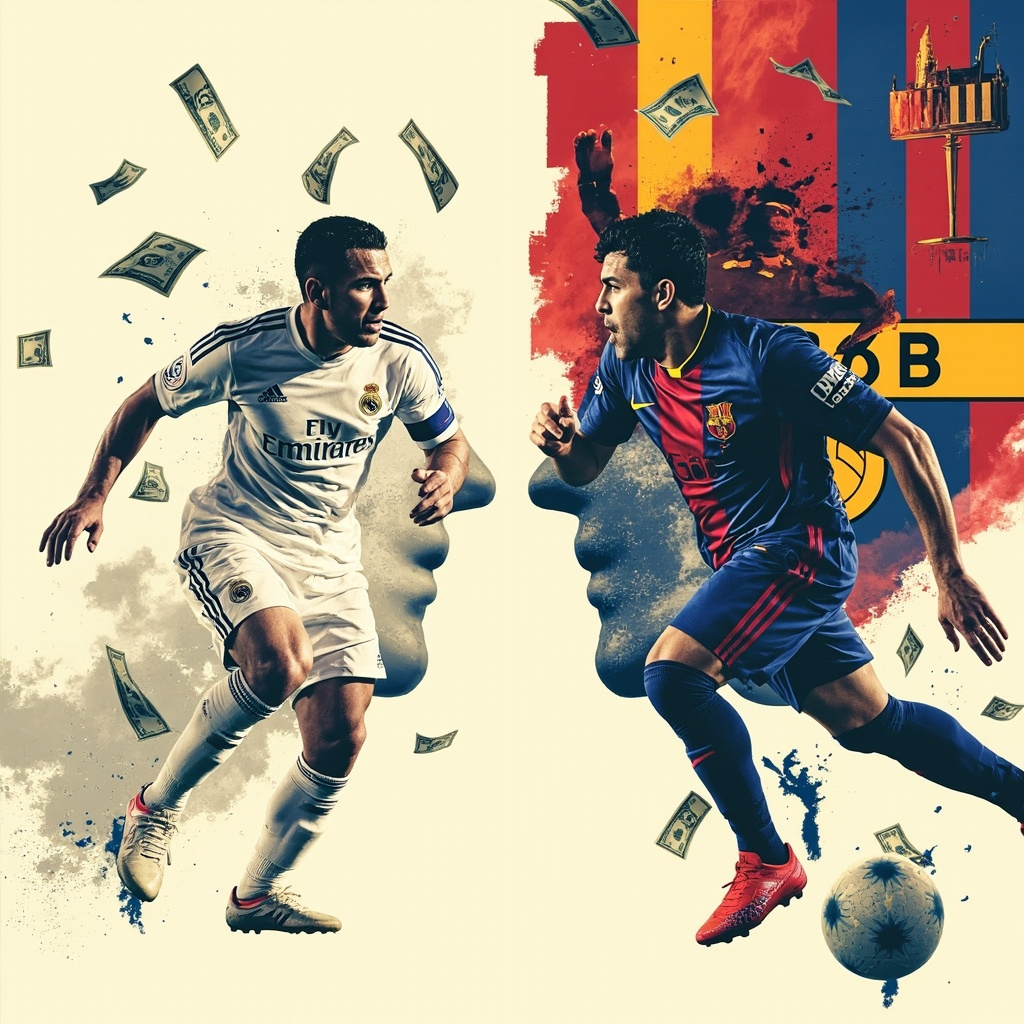 皇马三年烧钱超巴萨5亿却无缘冠军，银河战舰模式遭遇空前危机