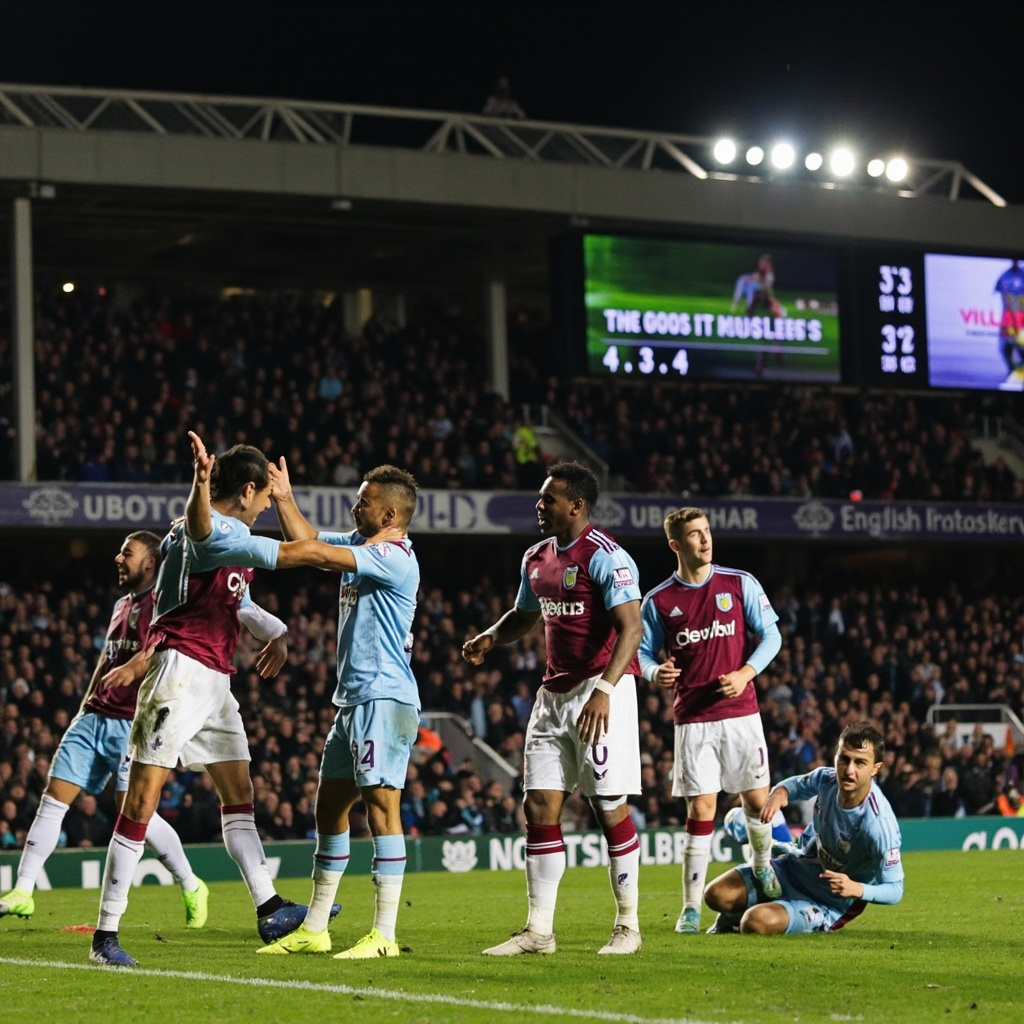 进球大战！阿斯顿维拉4-3险胜桑德兰，沃特金斯导演逆转好戏